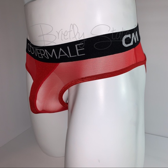 Cover Male Mesh Jockstrap - Red (M) - Picture 5 of 6